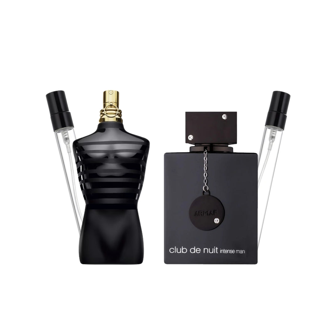 Pack le male le parfum/club de nuit + decant gratuit