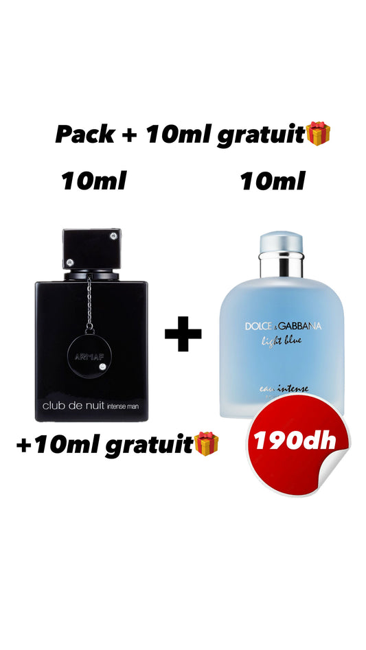 Pack light blue/club de nuit