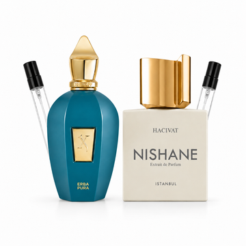 Pack XERJOFF Erba Pura 5ml & NISHANE Hacivat 5ml