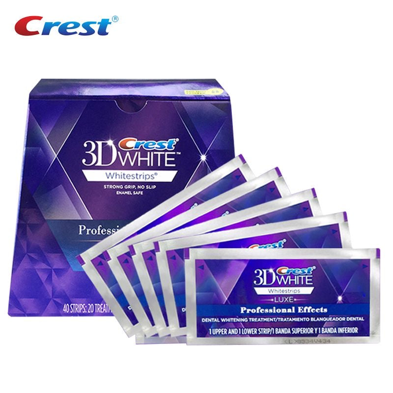 les bandes crest 3d white 20 treatements