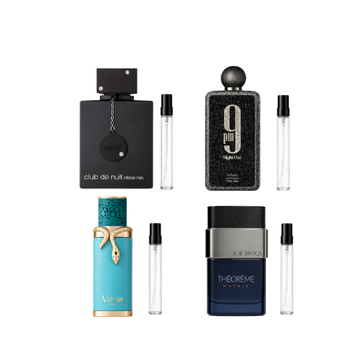 Pack Vulcan Feu 10ml & 9 PM Night Out 10ml & Théorème Matrix 10ml & Club de Nuit Intense 10ml