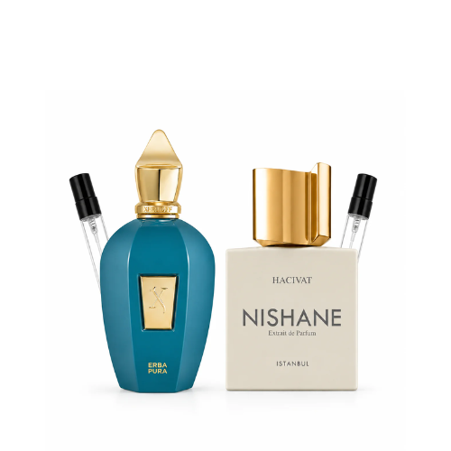 Pack XERJOFF Erba Pura 5ml & NISHANE Hacivat 5ml